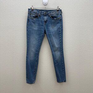 R13 Alison Skinny Jasper Stretch Denim Blue Jeans Womens size 28 Made in Italy